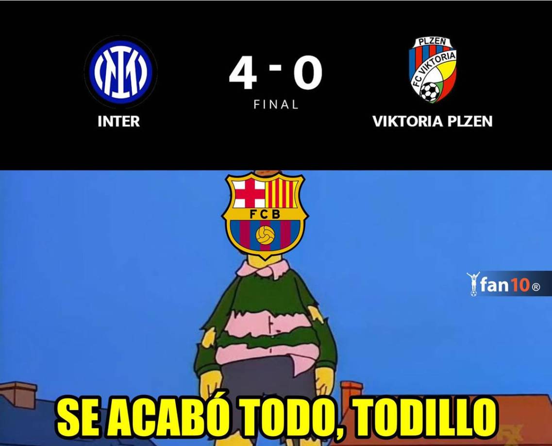 Memes: Barcelona, otra vez sufre las burlas tras quedar fuera de Champions y caer a la Europa League