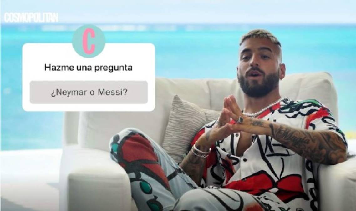 “A quién prefieres, Neymar o Messi?”, le preguntaron al cantante colombiano durante la entrevista. ¿Qué respondió?