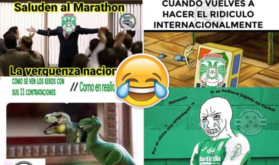 Los memes no perdonaron al Marathón luego de que quedara eliminado de la Liga Concacaf contra el Comunicaciones.