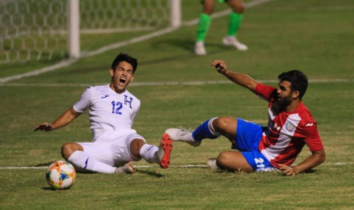 Jonathan Rubio debutó con la Selección Mayor de Honduras y fue un dolor de cabeza para la defensa de Puerto Rico.