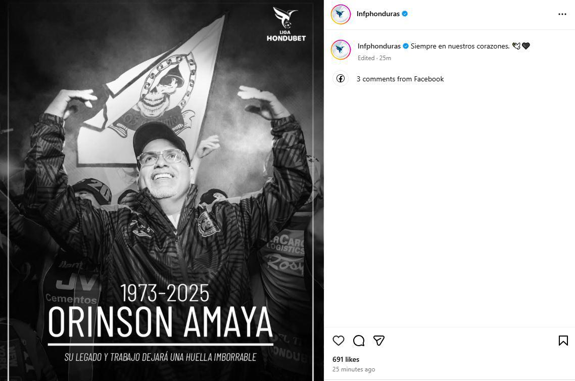 Consternación en Honduras por muerte de Orinson Amaya y hacen petición