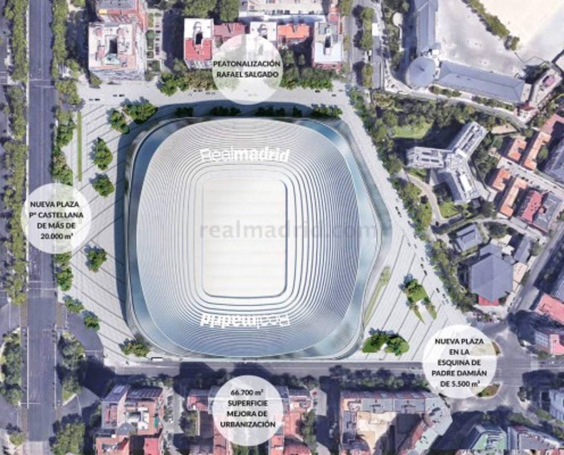 “Un estadio moderno, vanguardista, con la máxima comodidad y seguridad, con la tecnología de última generación, donde los aficionados puedan vivir sensaciones únicas y que además sea también una nueva e importante fuente de ingresos para el club”, explicó Florentino Pérez.