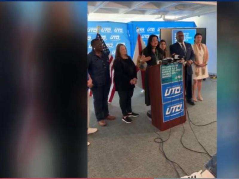 Karla Hernandez-Mats, presidenta del Sindicato de Maestros de Miami-Dade, ofreció detalles de la detención del maestro hondureño.