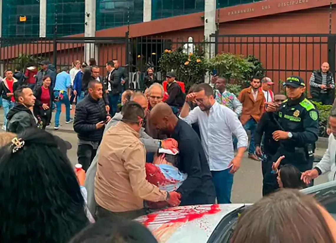 Escalofriantes imágenes del momento del atentado contra Uribe Turbay en Colombia