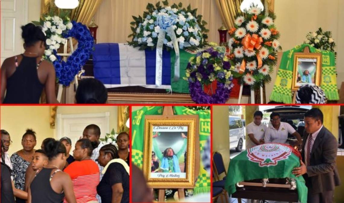 Los restos mortales del exfutbolista hondureño Walter 'Pery' Martínez están siendo velados en La Ceiba, adonde asistieron familiares y personalidades del fútbol.