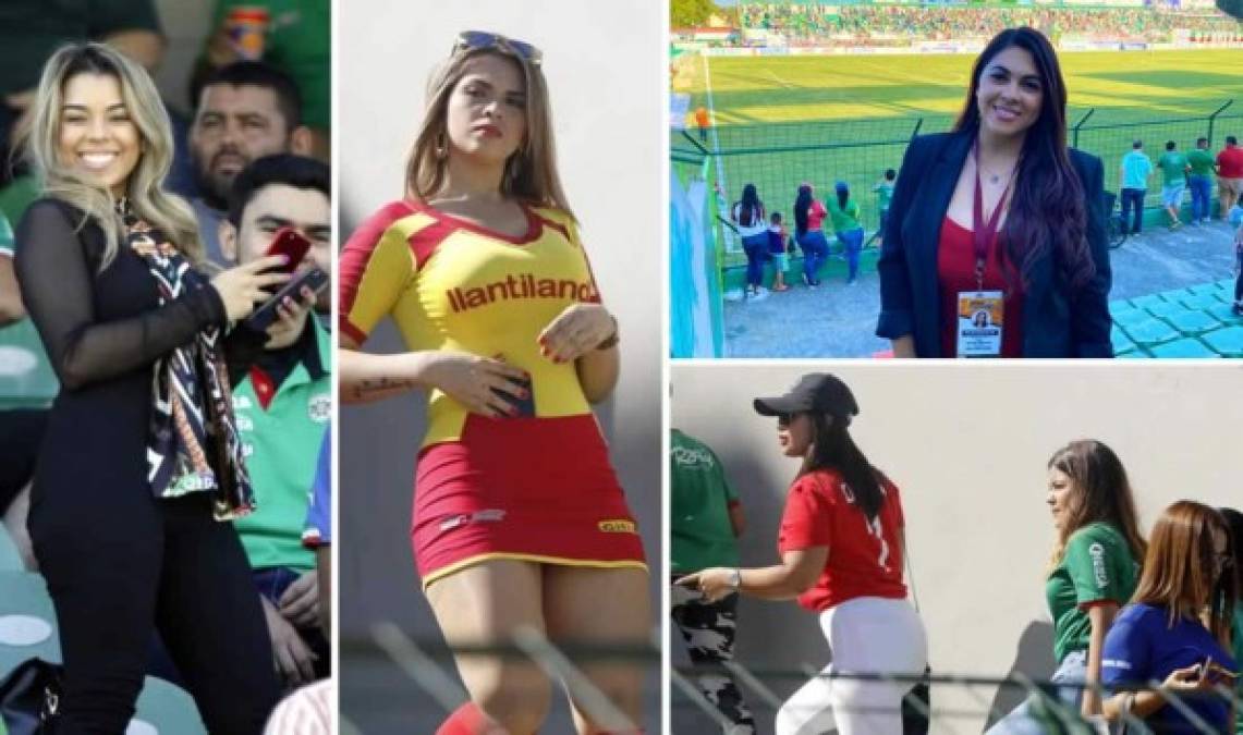 Ellas son las chicas que cautivaron en el partido entre Marathón y Platense en el estadio Yankel Rosenthal por la jornada 8 del Torneo Clausura 2020. Fotos Neptalí Romero