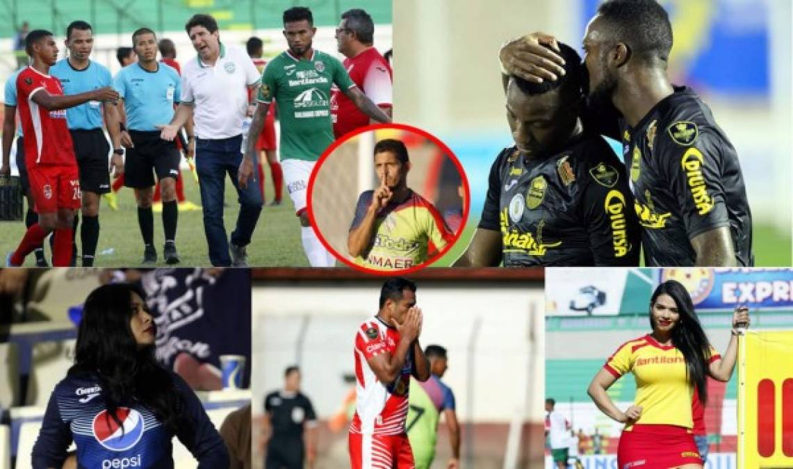 Las imágenes que dejó la disputa de la décima jornada del Torneo Apertura 2019 de Honduras con cuatro partidos.