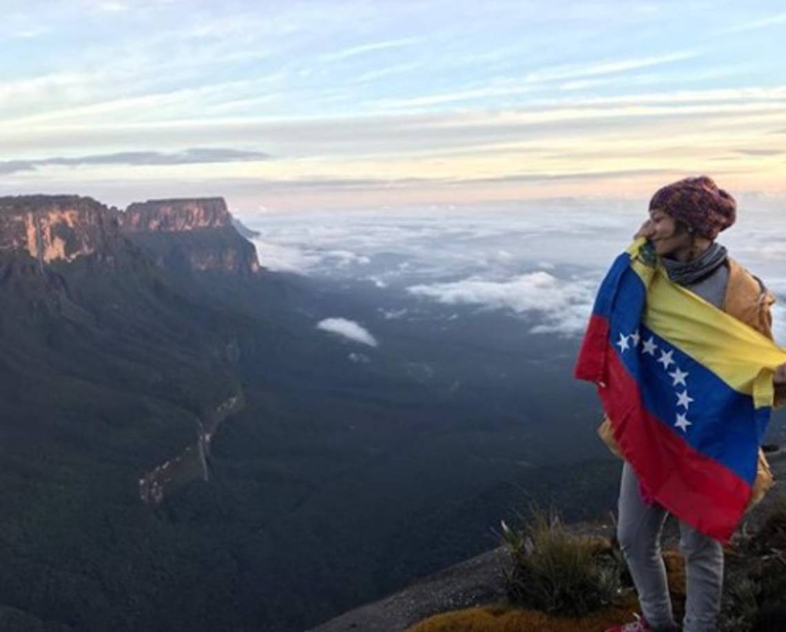 'Te amo mi Venezuela' escribió en el copy de esta foto.