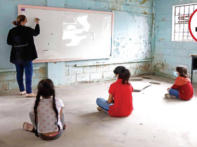 “Queremos volver a las aulas, aprendemos más”: niños de SPS