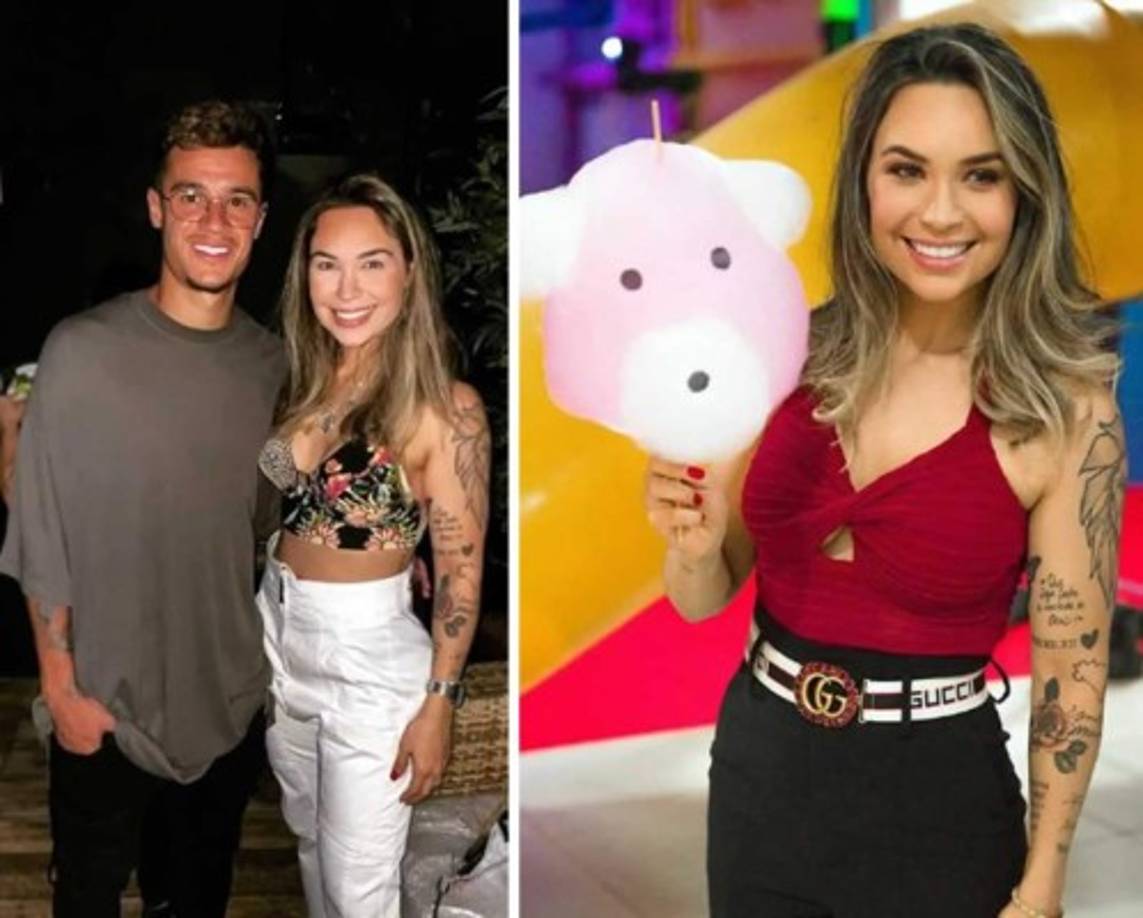 Aine - Es la bella esposa del brasileño Philippe Coutinho, el mediocampista ofensivo del Bayern Múnich.