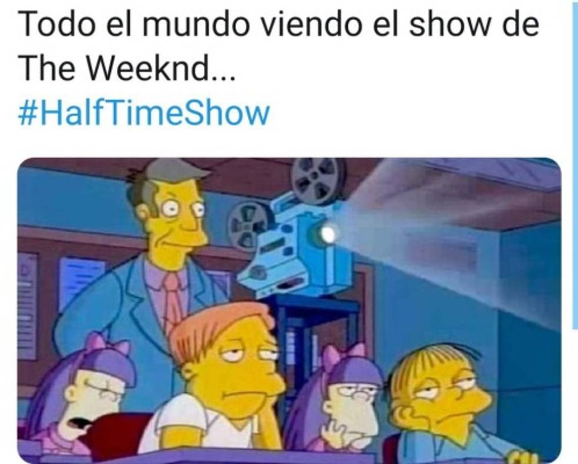 El Super Bowl LV disputado en el Raymond James Stadium de Florida, tuvo como artista estelar a The Weeknd en el show del medio tiempo, eso provocó que los memes no se hicieran esperar