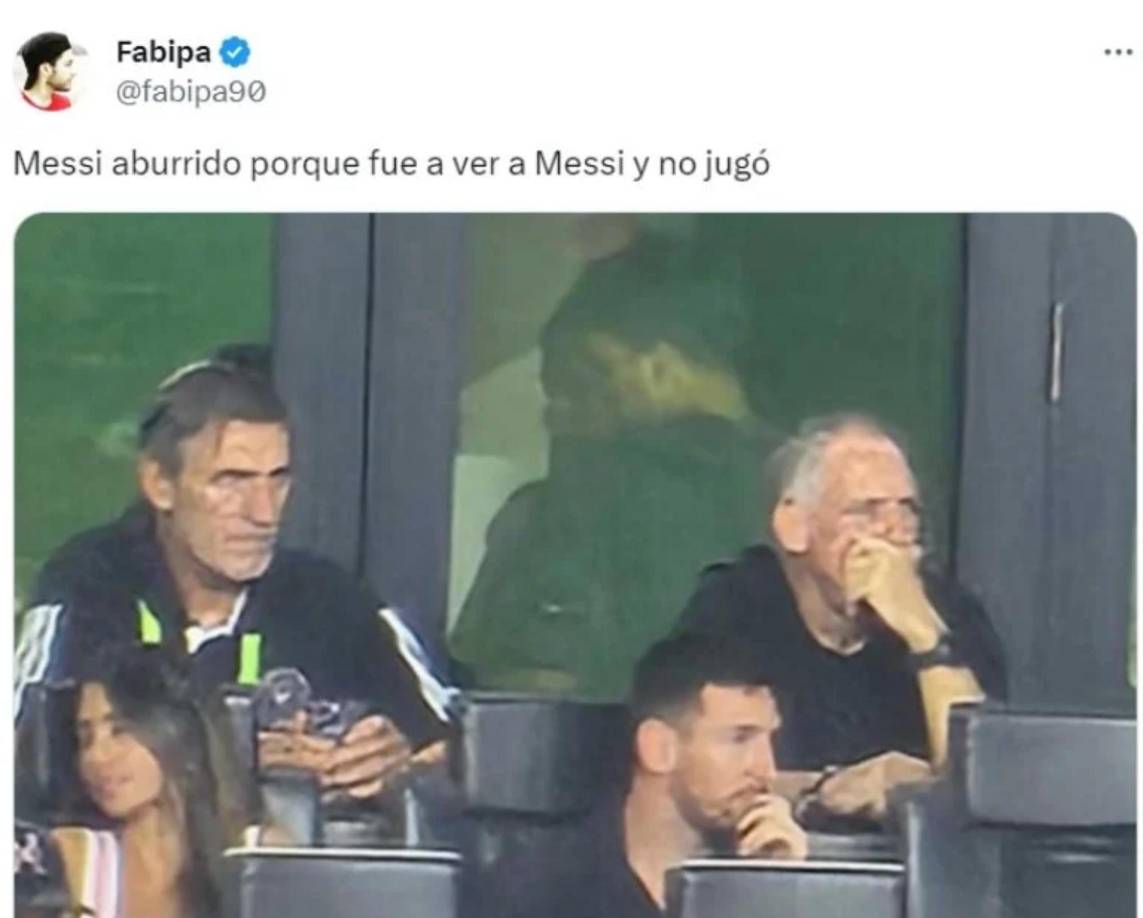 Memes: Burlas tras ausencia de Messi y derrota del Inter Miami