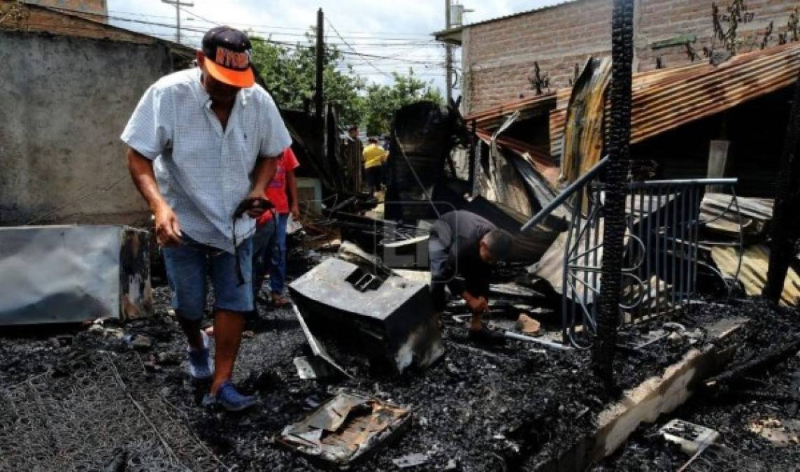¡Dramático! Lágrimas y desconsuelo tras incendio en Tegucigalpa