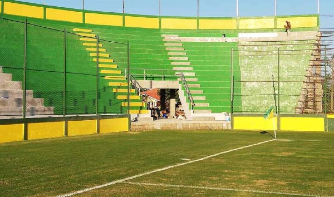 El estadio del Parrillas One será moderno, pero pequeño y tendrá una de las mejores canchas de Honduras.