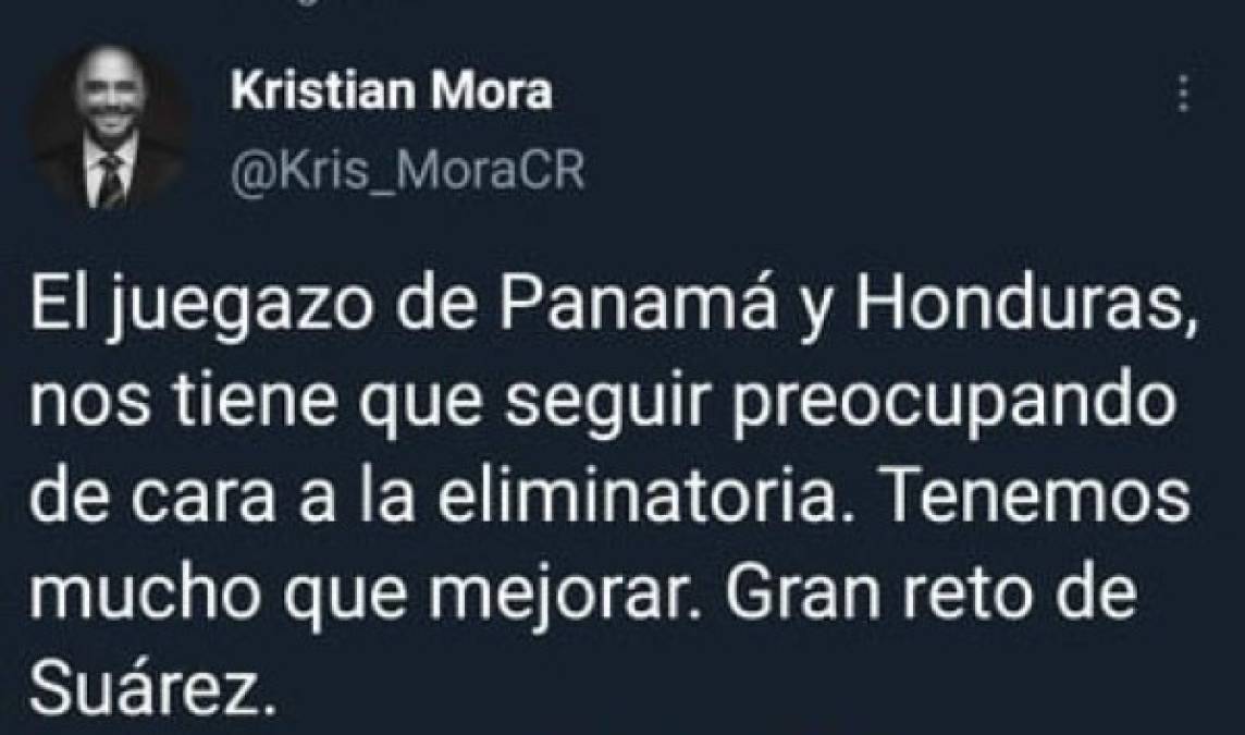 Los periodistas de Costa Rica han señalado su preocupación al ver el nivel mostrado por Honduras y Panamá.