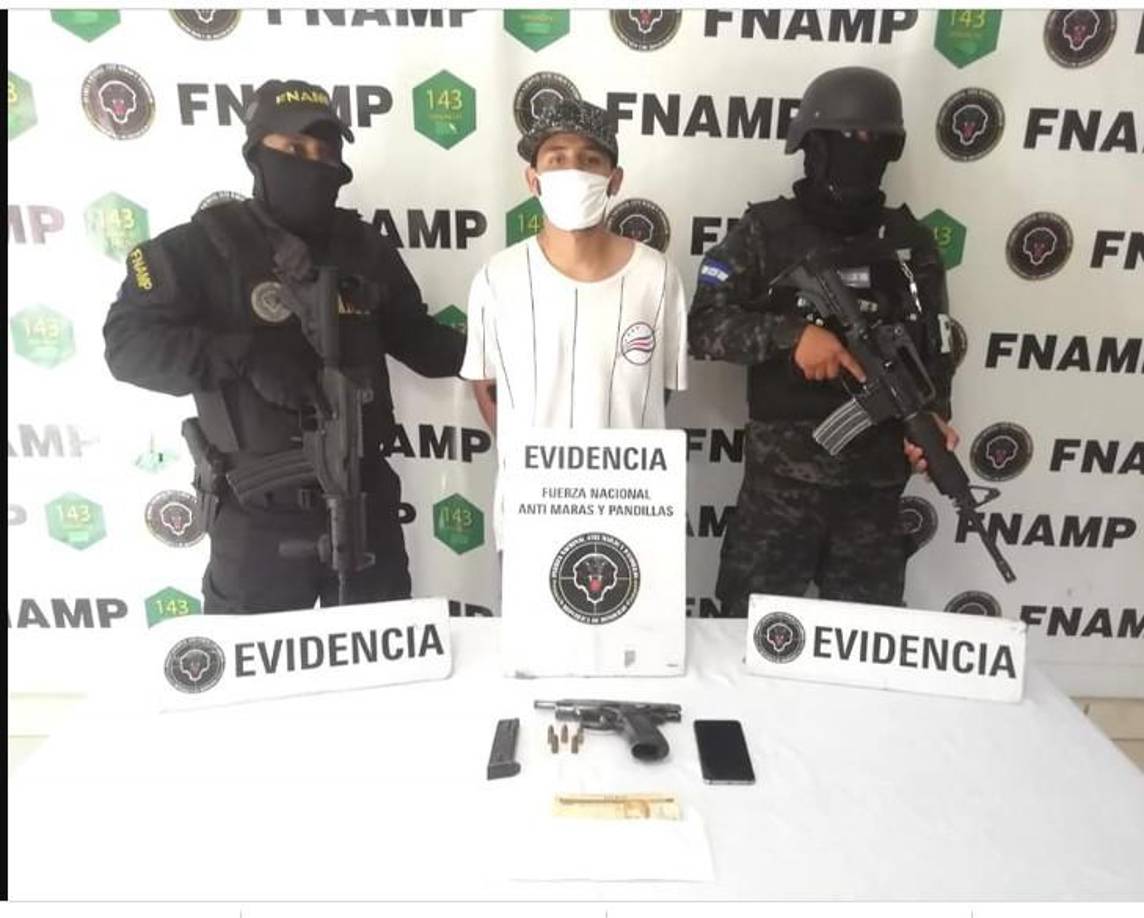 El 26 de marzo del 2021 fue capturado por la Fuerza Nacional AntiMaras y Pandillas. Al momento de su captura le decomisaron dinero en efectivo producto de la extorsión, un teléfono celular y un arma de fuego calibre nueve milímetros.