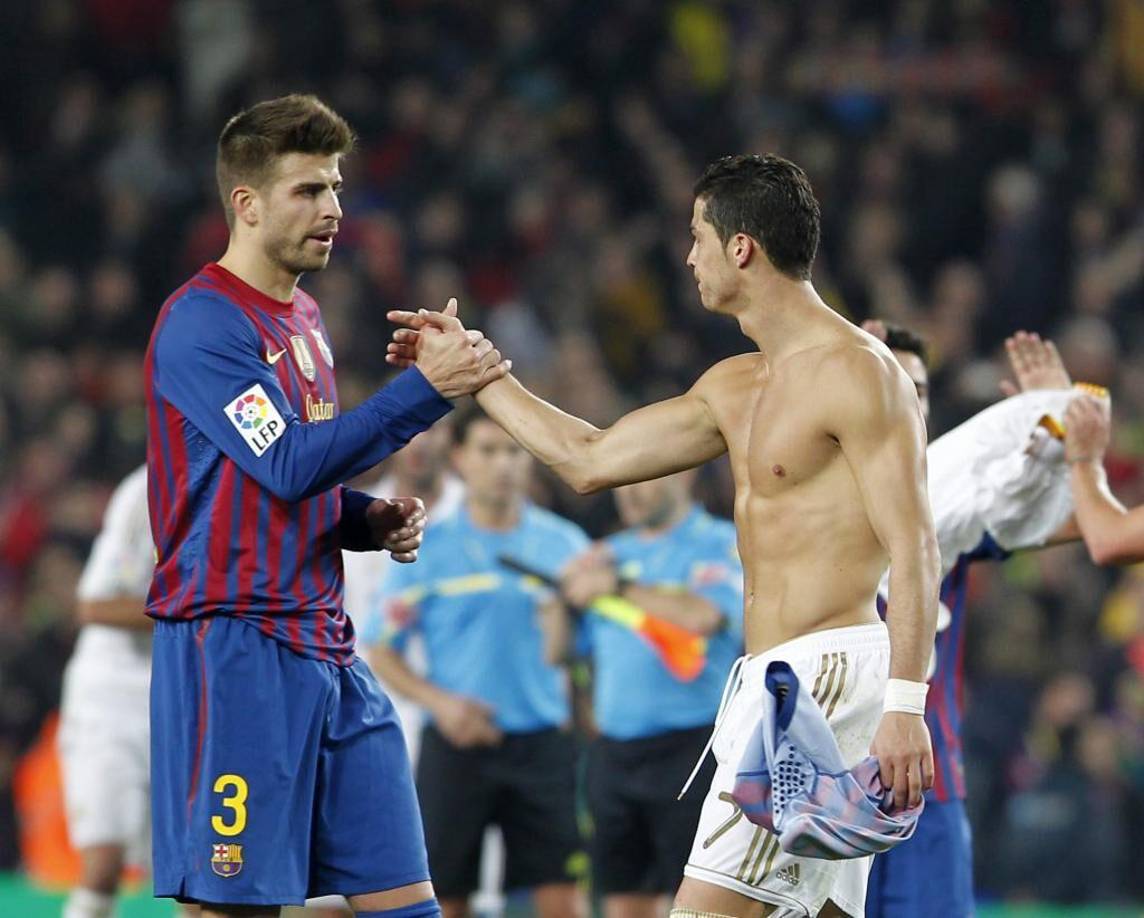 Gerard Piqué se reencontró con Cristiano Ronaldo tiempo después y fueron rivales en muchos Clásicos.