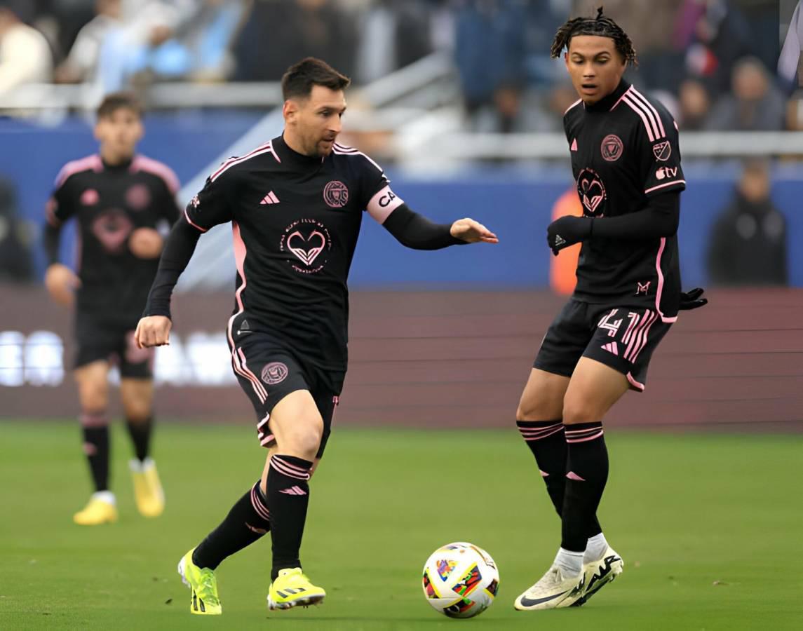 El hondureño David Ruiz fue titular con el Inter Miami en su segundo amistoso de pretemporada.