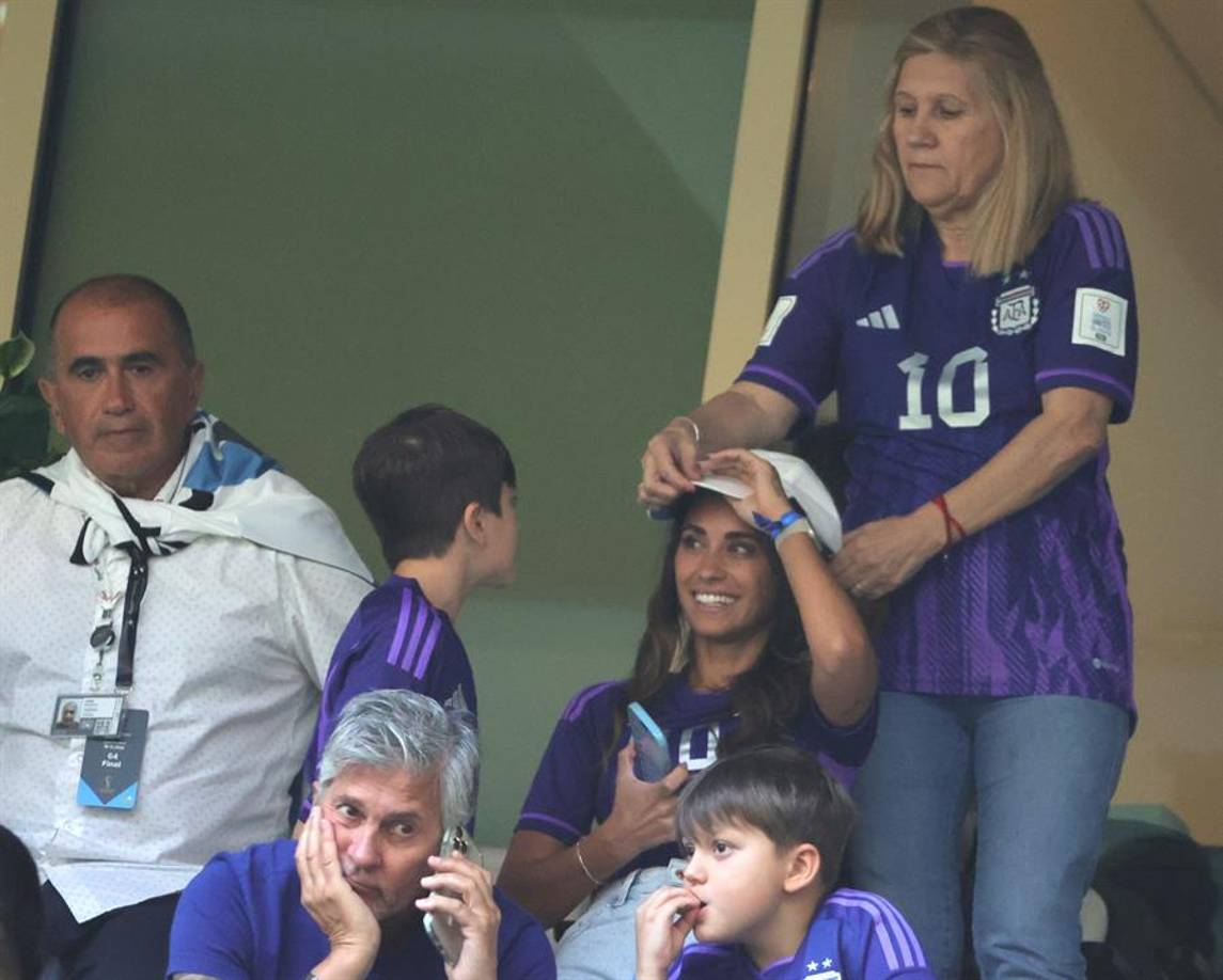 Antonela Roccuzzo ha estado presente en los duelos mundialistas y la Gran Final no sería la excepción.