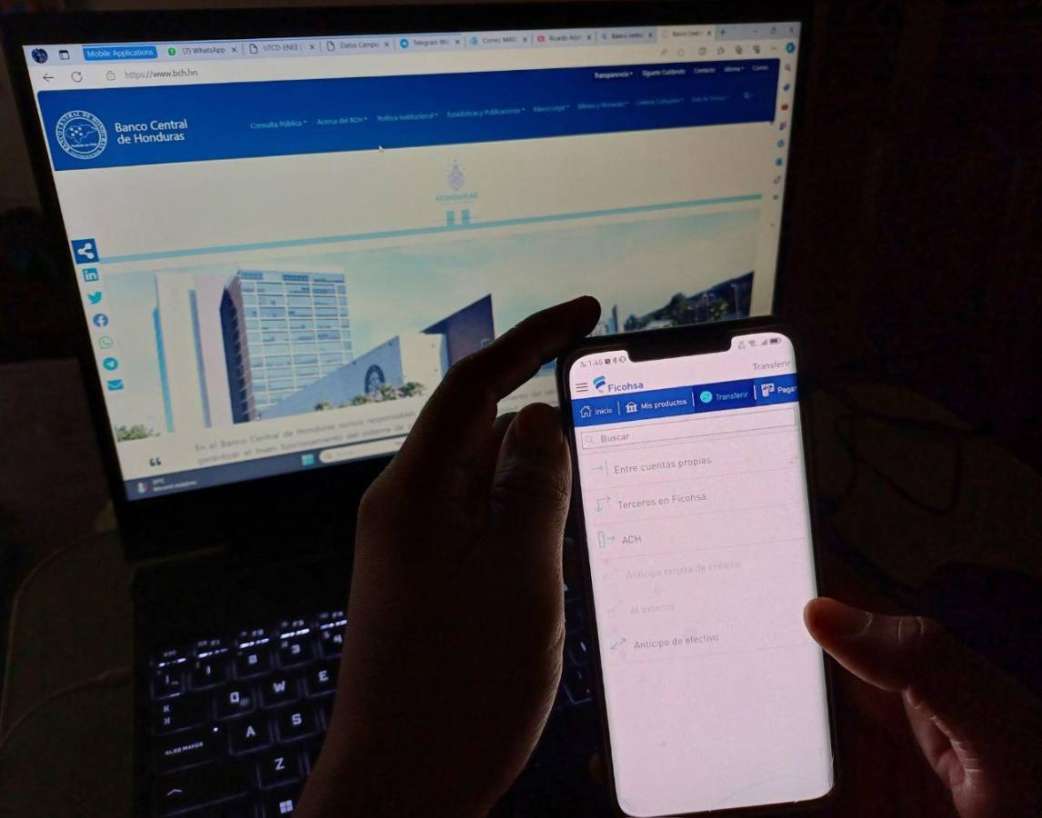Las transacciones electrónicas en la banca crecen 27% en Honduras