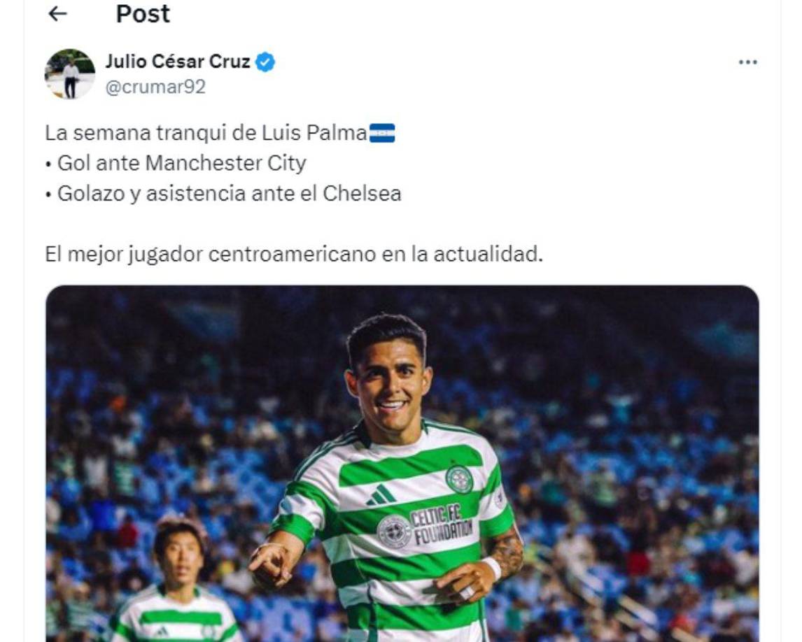 ”El mejor jugador centroamericano en la actualidad”, señaló el periodista Julio Cruz.