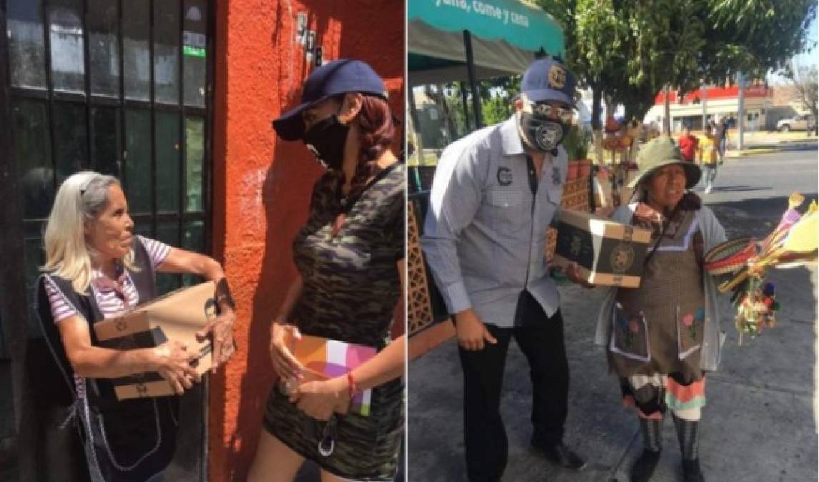 Alejandrina Guzmán, hija del capo mexicano Joaquín 'Chapo' Guzmán, provocó el rechazo del Gobierno de México al repartir cajas de provisiones con el nombre y rostro de su padre a ancianos que se encuentran aislados en sus casas para evitar contagios del nuevo coronavirus, en la ciudad mexicana de Guadalajara.