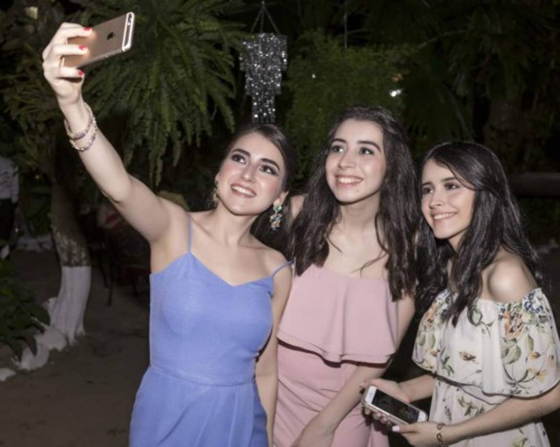 Karime Canahuati, Nicole y Vivianne Coto.