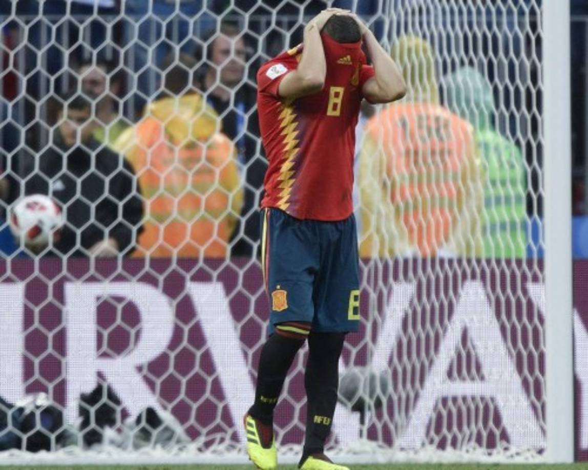 Koke Resurrecció, volante español del Atlético de Madrid, fue el primero que erró su lanzamiento penal.