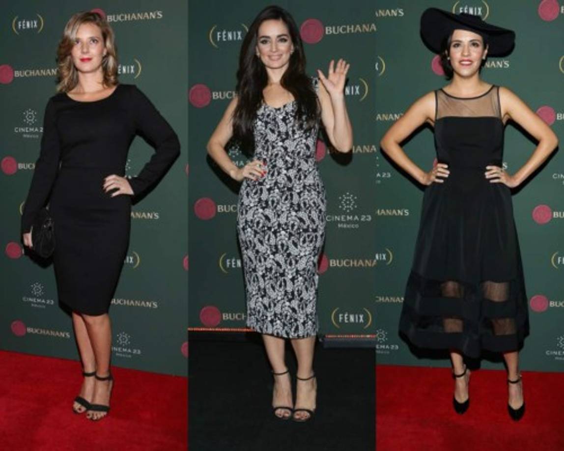 A la fiesta del cine mexicano tiene asistieron Johanna Murillo, Ana de la Reguera y Olga Segura.