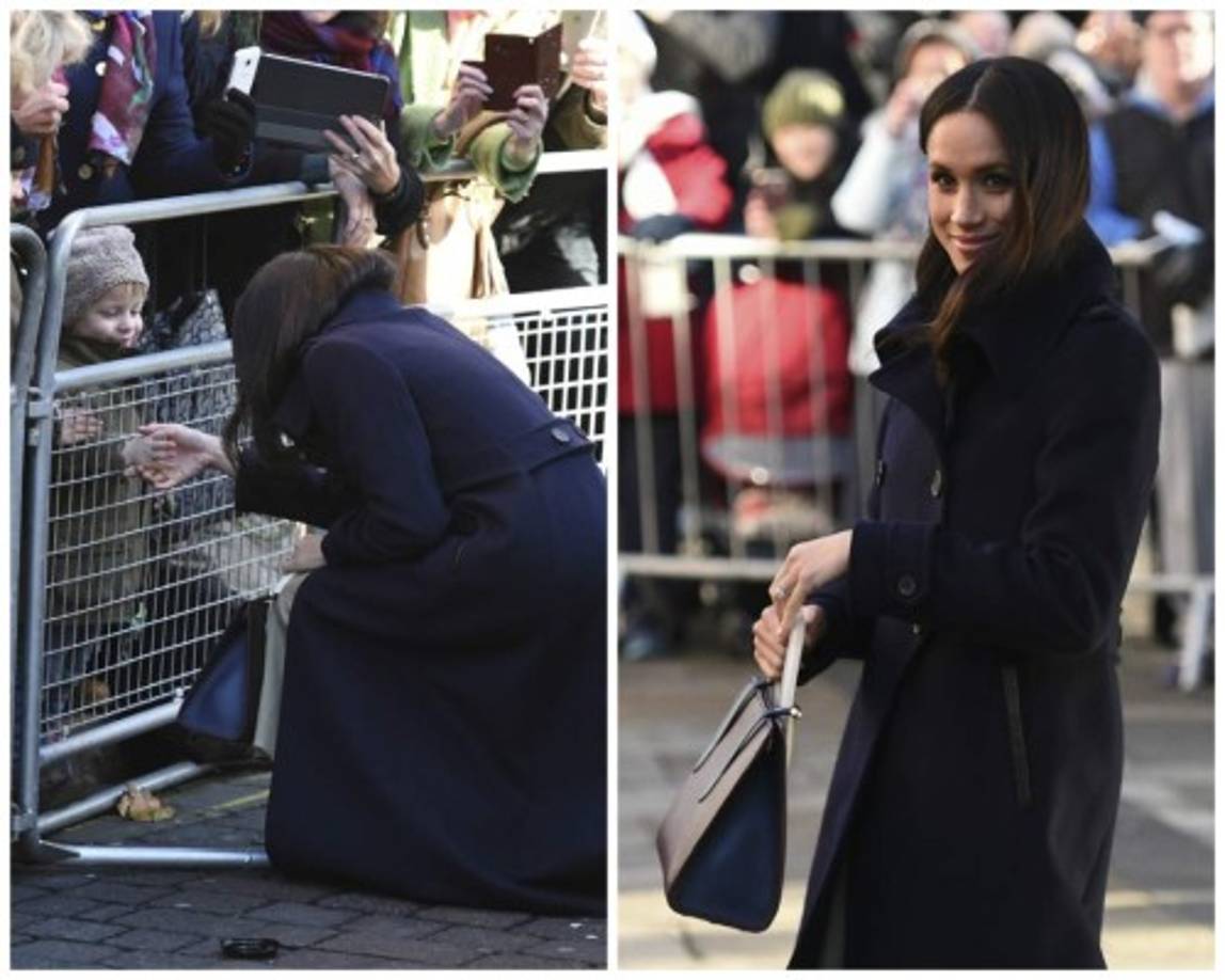 Algunos habían calificado el evento como el 'día de la inducción a la experiencia de trabajo' de Meghan, pero la actriz demostró ser todo una profesional para trabajar en público y no mostrar signos de nerviosismo.