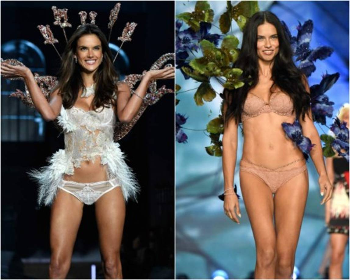 Alessandra Ambrosio y Adriana Lima, dos de las reinas de Victoria's Secret.