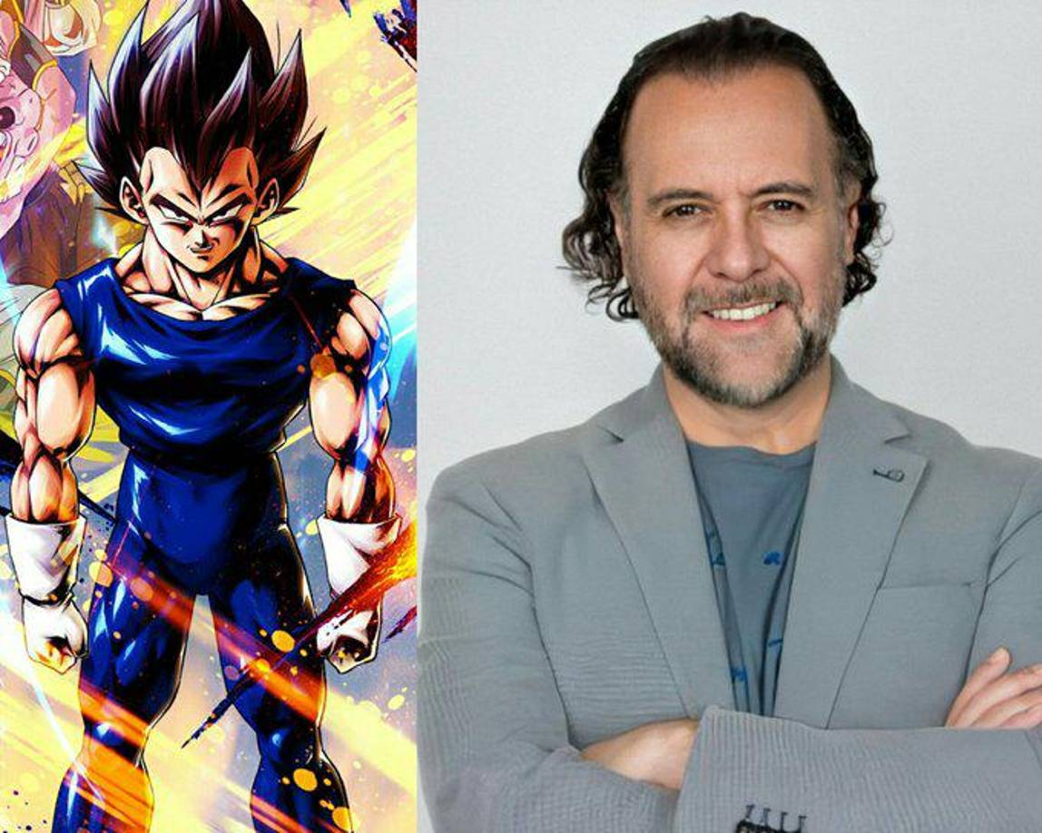 René García dio voz a Vegueta. Además ha doblado la voz de Hyoga de Cisne en la franquicia de Los Caballeros del Zodiaco, Hanamichi Sakuragi en Slam Dunk y Kisame Hoshigaki en Naruto y Naruto Shippuden.