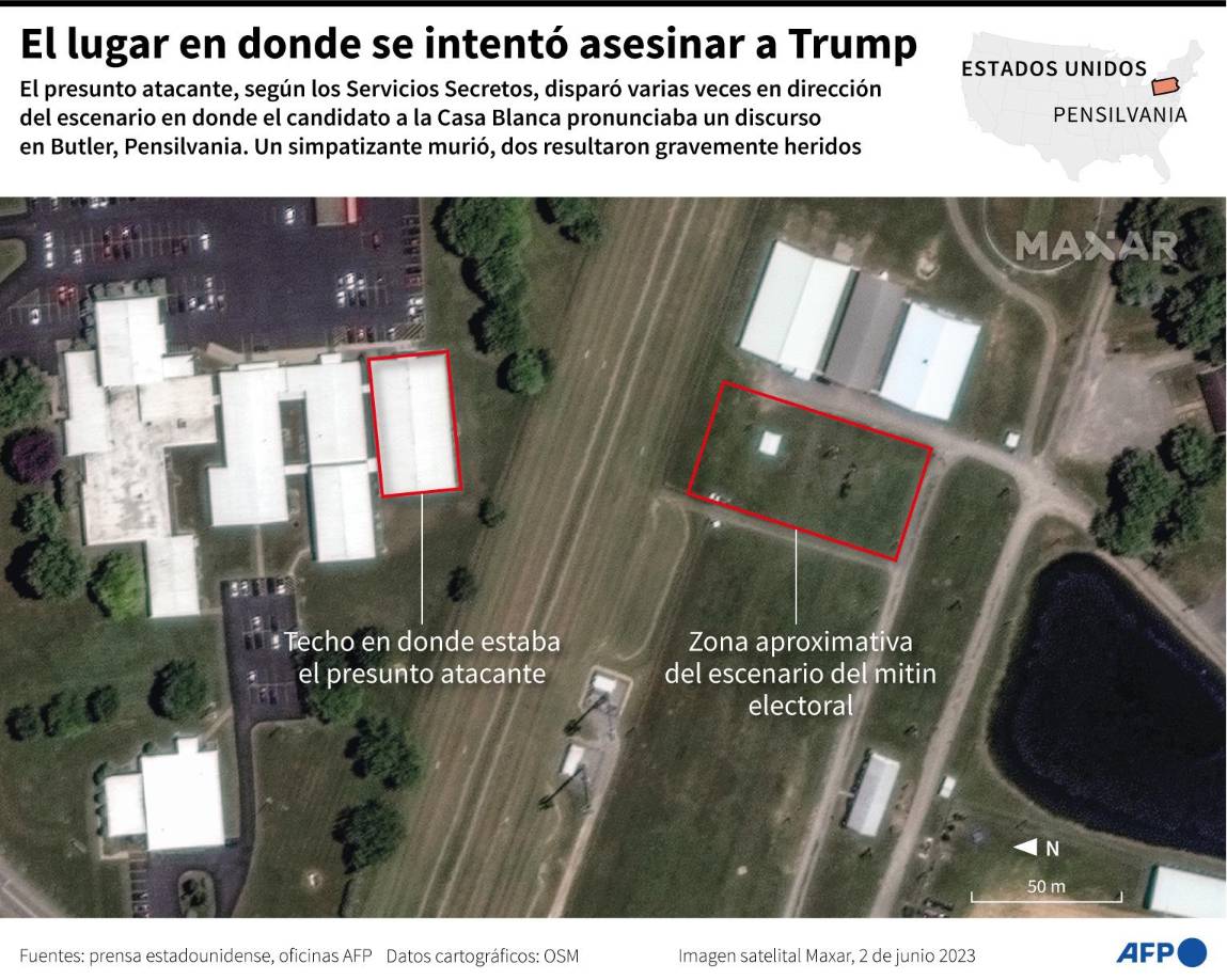 El atentado contra Trump en imágenes: Cronología del intento de asesinato