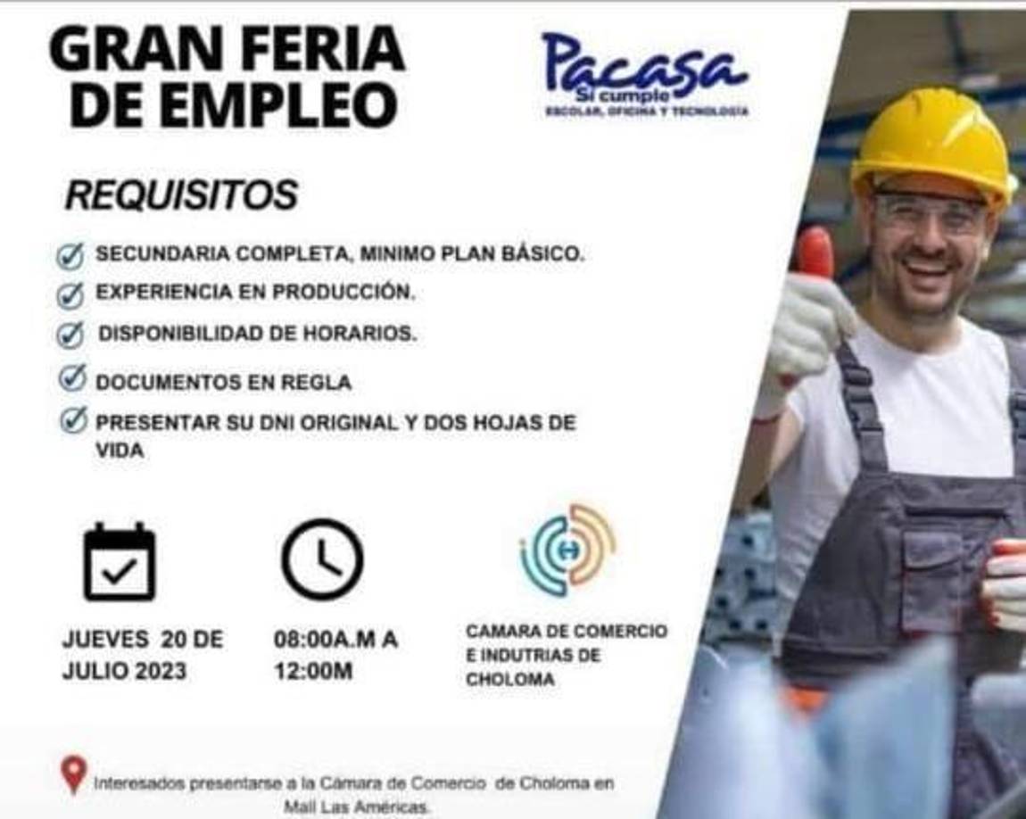 Oportunidades de empleo en Pacasa. 