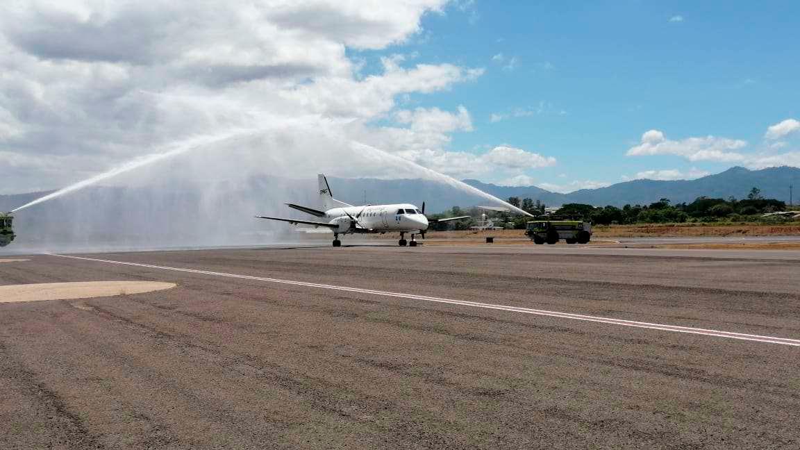 El aeropuerto Toncontín será puente aéreo y terrestre de Palmerola