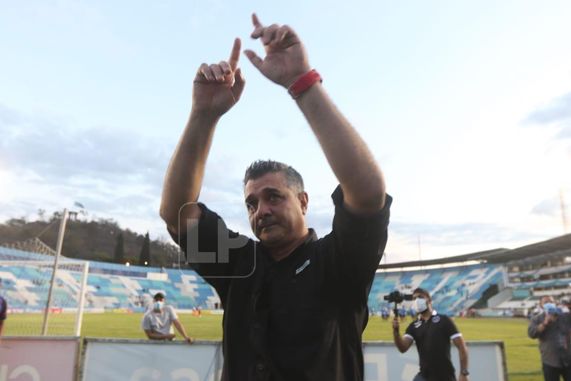 Diego Vázquez se despidió el pasado domingo como DT del Motagua con victoria de 2-0 ante Platense.