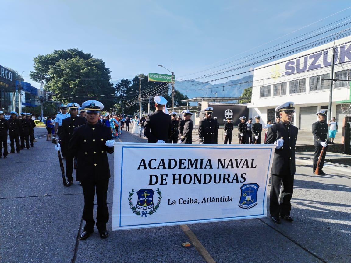 La Academia Naval de Honduras en La Ceiba.
