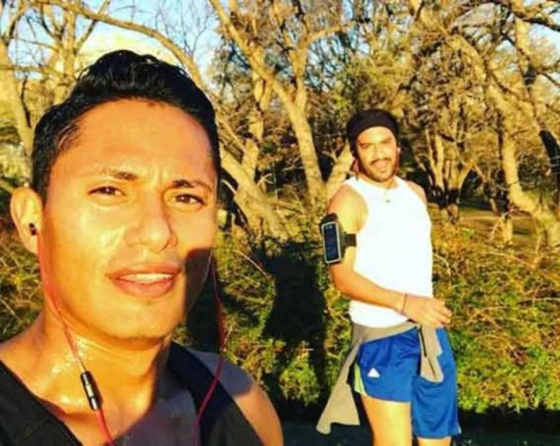 Ramón Núñez se mantiene en forma y uno de sus mejores amigos es el exdelantero chapín ‘Pescadito’ Ruiz.