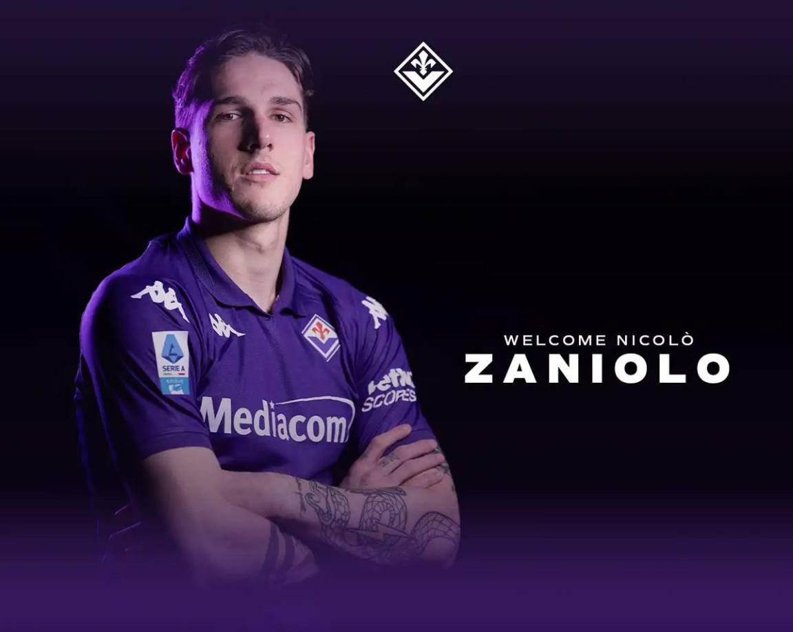 OFICIAL: La Fiorentina ficha a Nicolò Zaniolo. El centrocampista italiano rompe su cesión en Atalanta y el Galatasaray lo cede con opción de compra al equipo viola.
