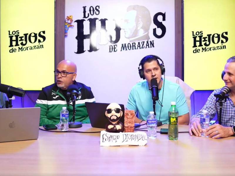 Orinson Amaya y Elías Burbara en el programa 'Los Hijos de Morazán'
