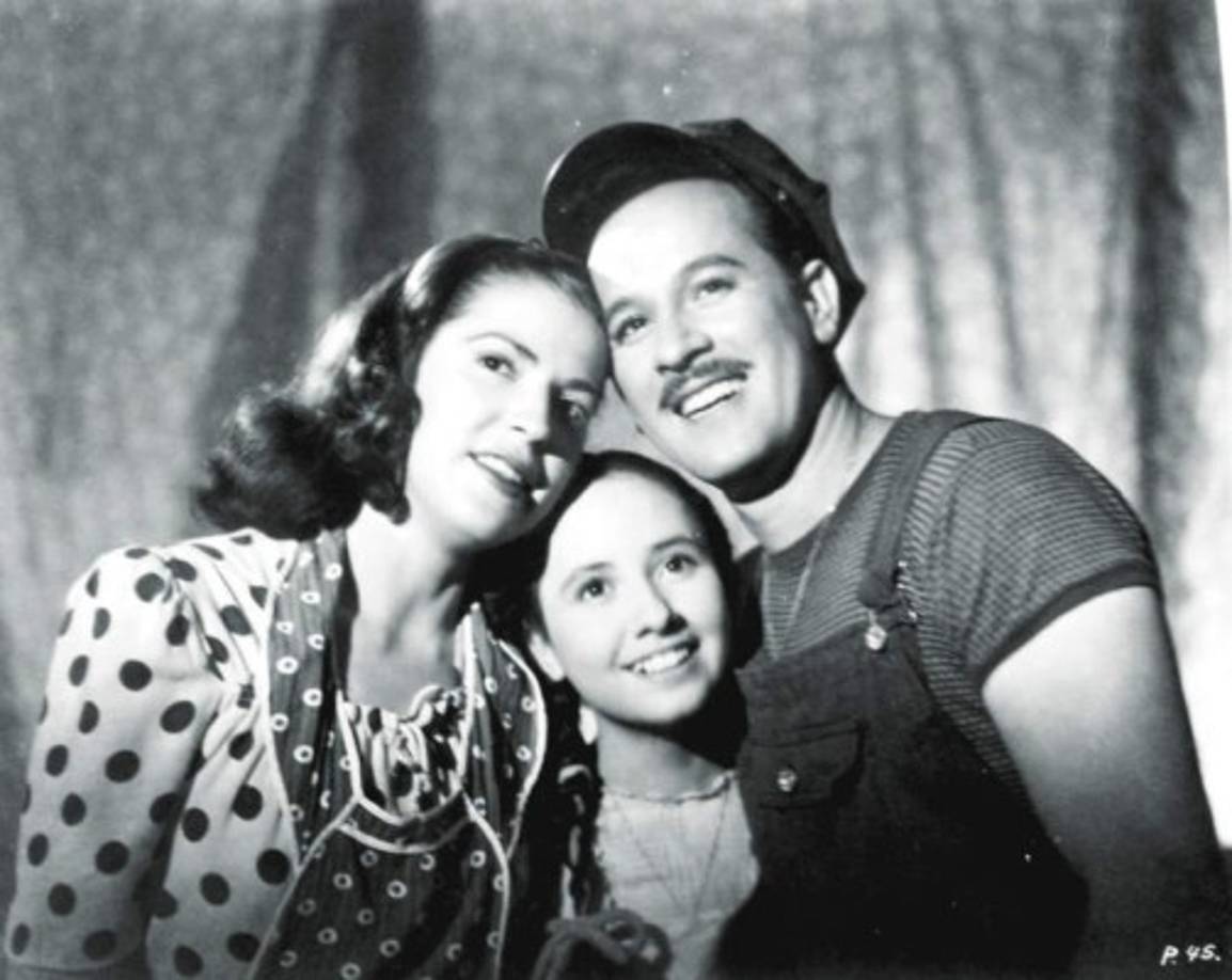Chachita con Pedro Infante.