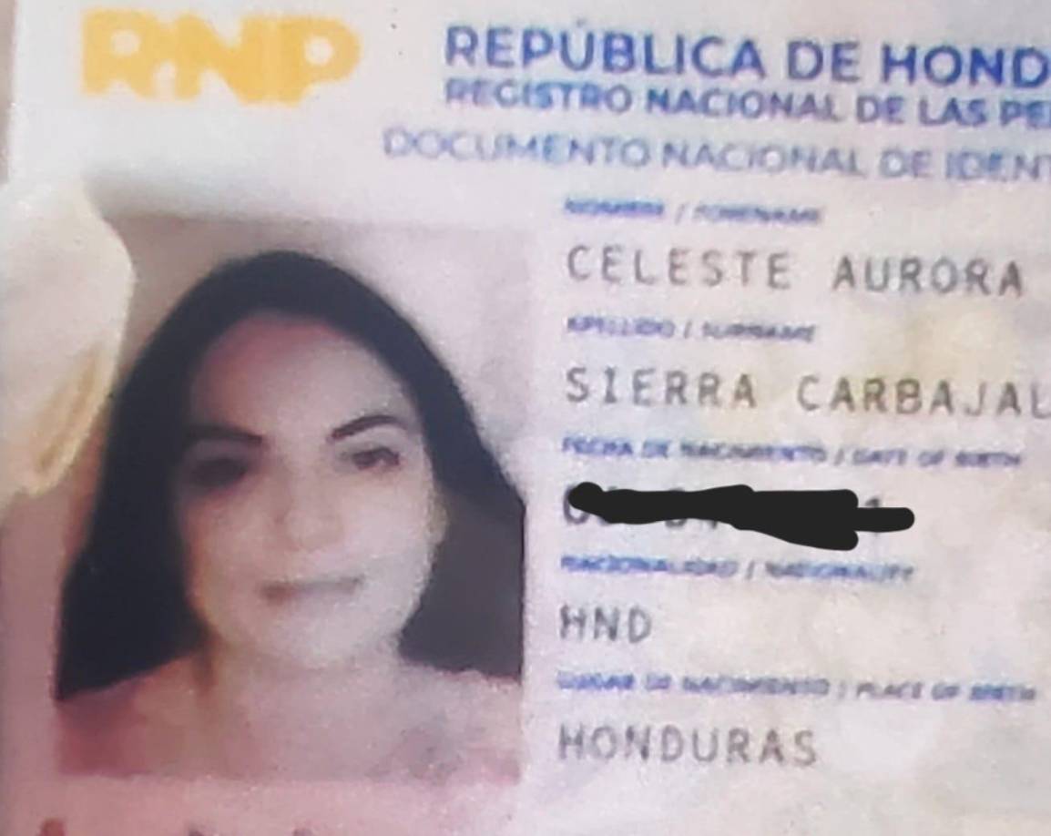 Celeste fue trasladada al hospital Santa Teresa de Comayagua y aunque en un principio se dijo que estado era grave, su familia dio detalles este lunes.