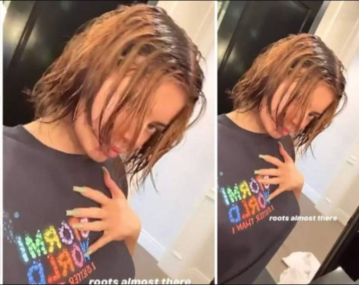 A inicios de marzo Kylie decidió mostrar cómo es su cabello en realidad. MIRA: <a href=' https://www.laprensa.hn/fotogalerias/farandula/1374200-411/famosas-presumen-curvas-bikini-durante-cuarentena' style='color:red;text-decoration:underline' target='_blank'> Famosas presumen sus curvas durante la cuarentena</a>