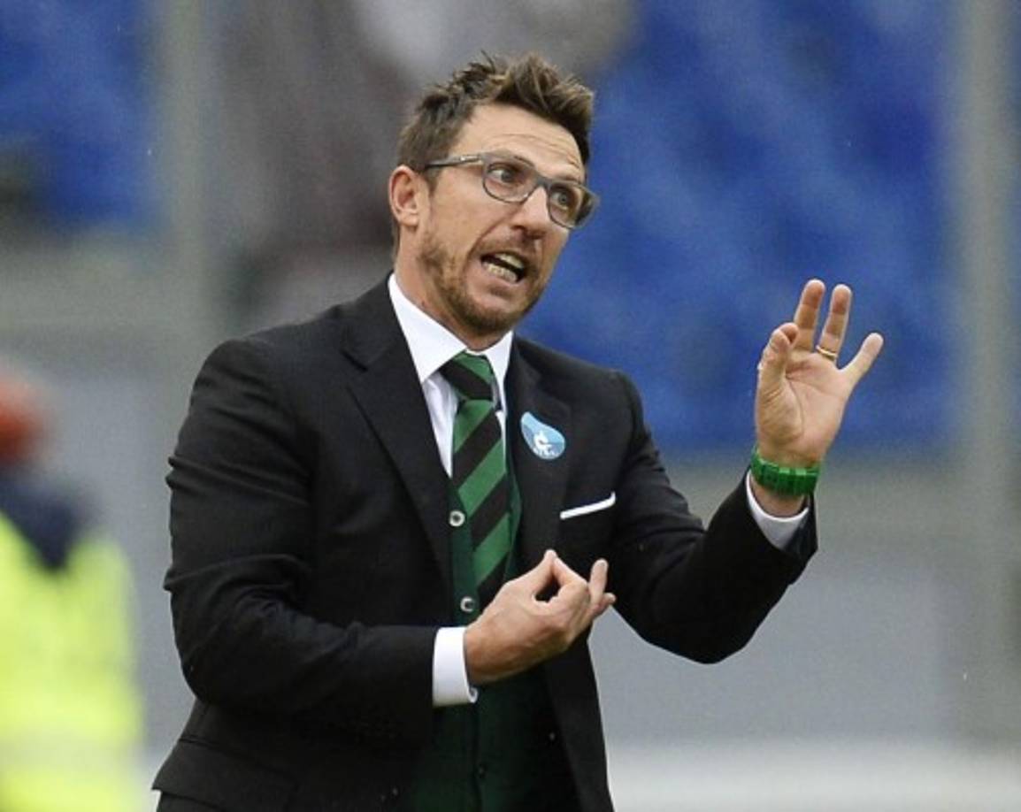 Eusebio Di Francesco: Actual DT del Sassuolo, es el máximo candidato para suceder a Spalletti como entrenador de la Roma.