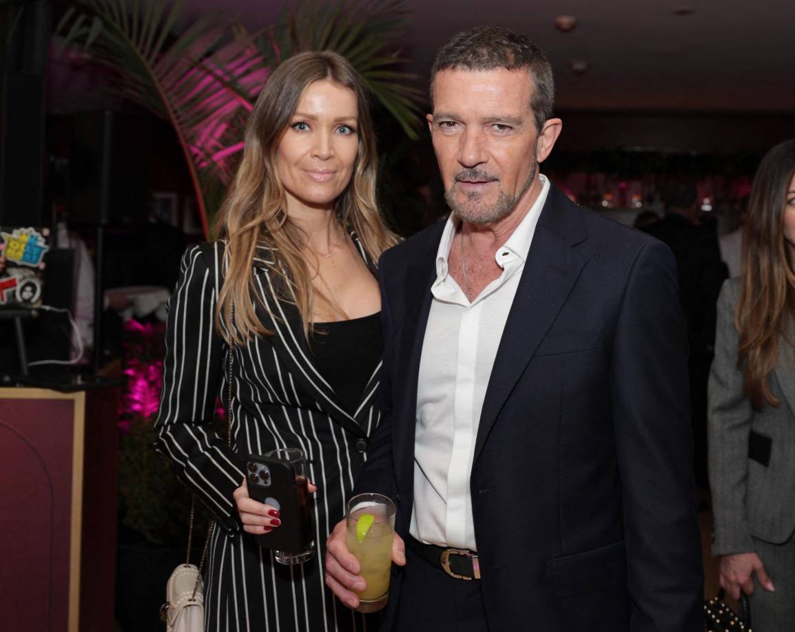 Nicole Kimpel y Antonio Banderas 