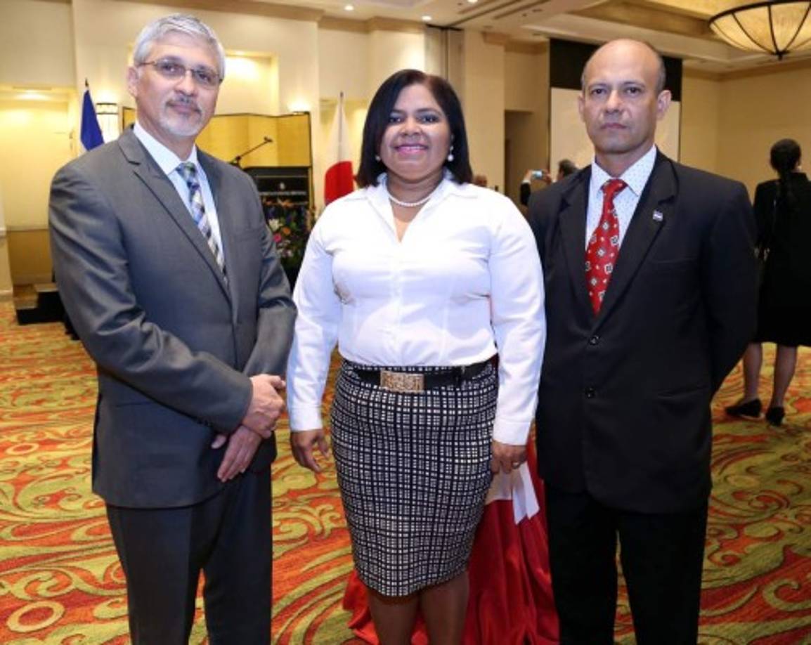 Juan José Figueroa, Betzaida Guerrero y Vicente Chinchilla.