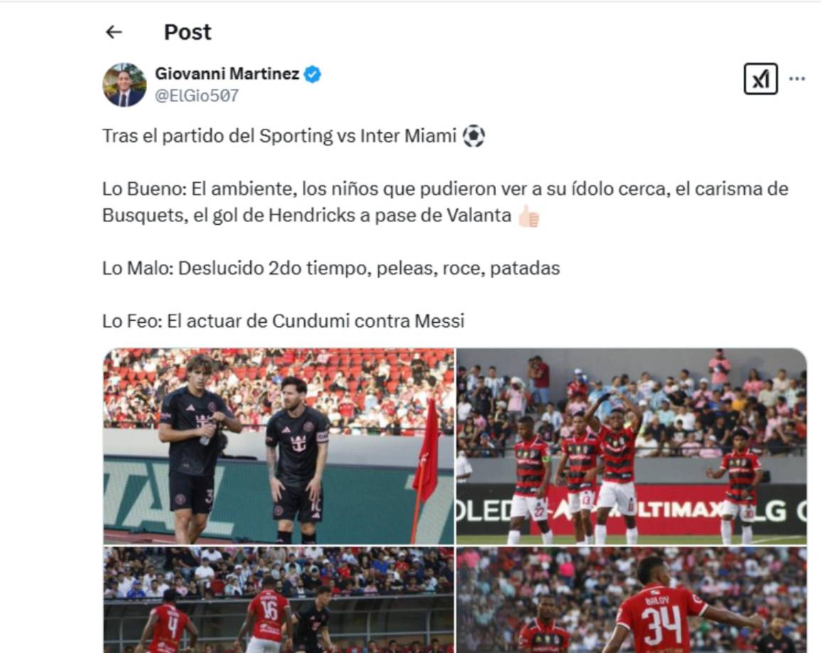 Messi fue víctima de la violencia del futbolista panameño Aymar Cundumí, ya que le hizo dos faltas consecutivas al argentino, siendo una de ellas lamentable. 