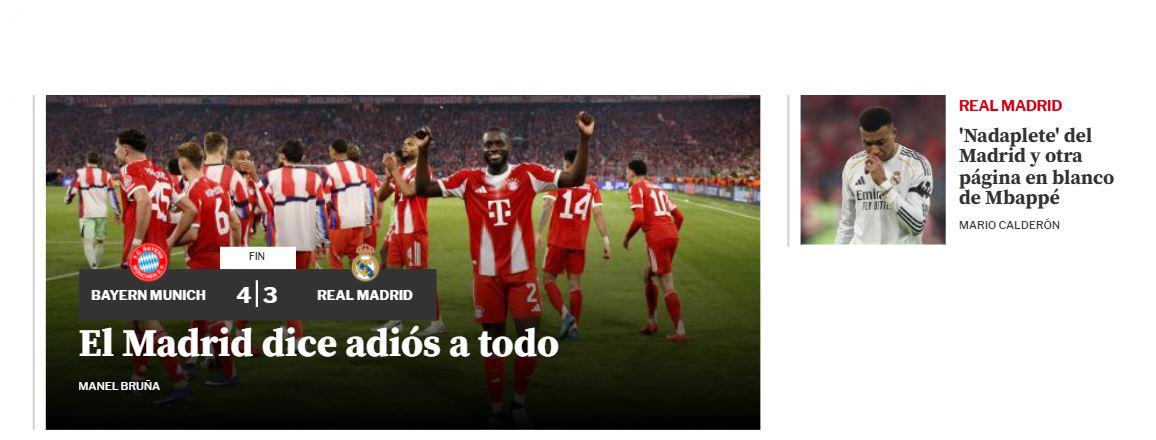 Enfado en Real Madrid por lo que pasó vs Bayern; recibe burlas tras eliminación