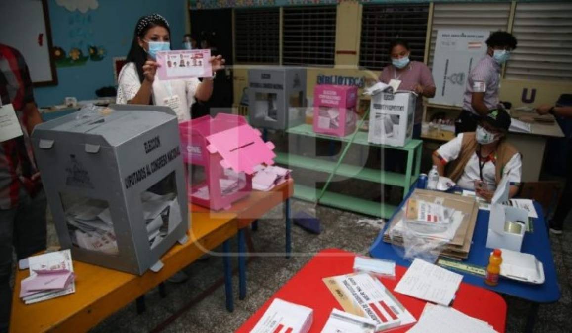 Riguroso proceso: así fue el conteo de votos en las elecciones primarias de Honduras
