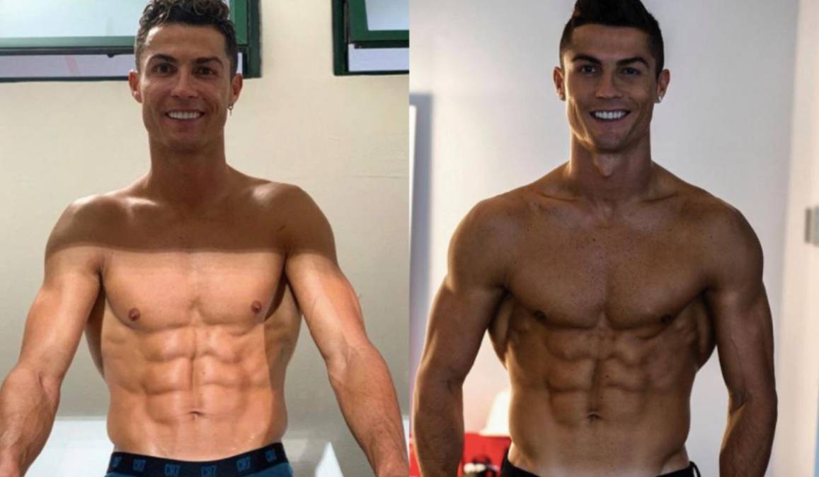 Así luce el abdomen de Cristiano Ronaldo. Una lipoescultura para marcar el abdomen cuesta entre 3 mil y 6 mil euros.
